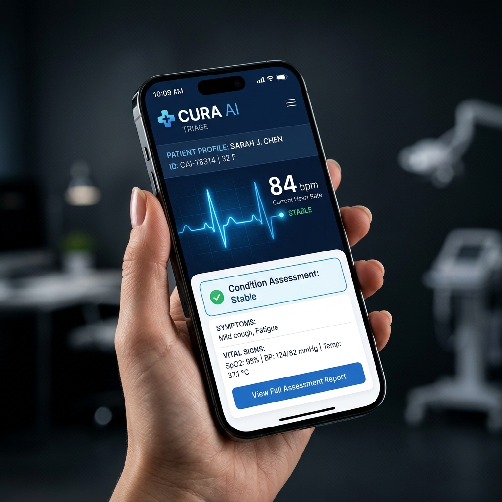 Cura Healthcare AI Platform Interface