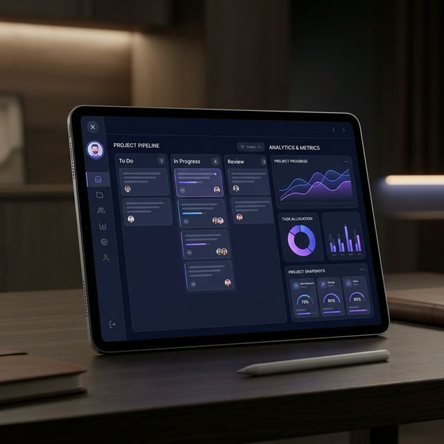 Digital Product Engineering & SaaS Dashboard Showcase